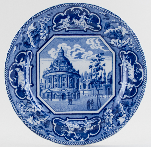 Plate Radcliffe Library Oxford Plate c1825